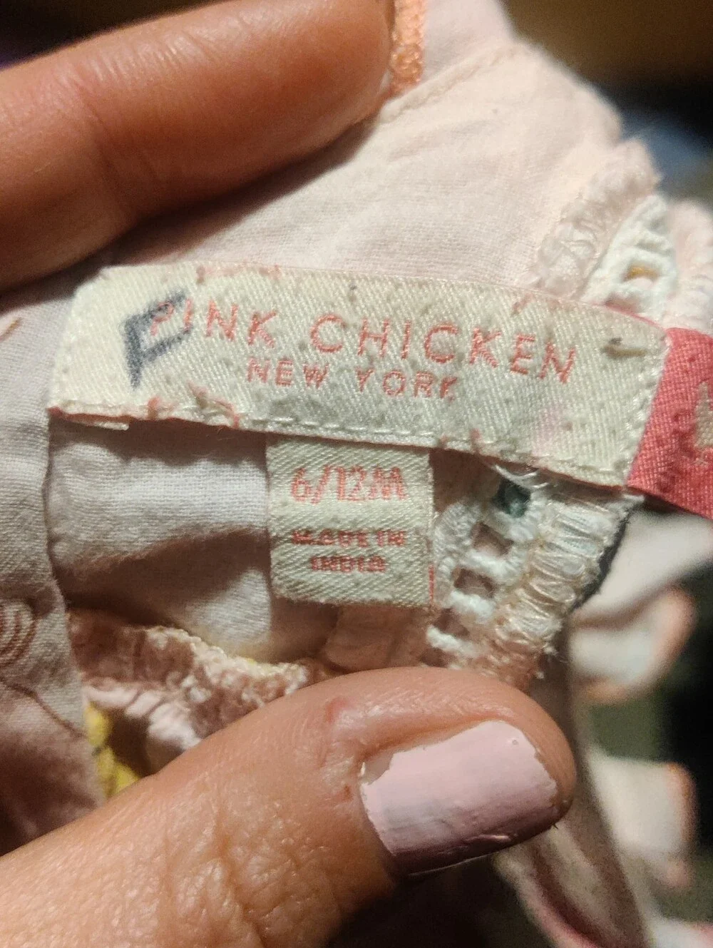 Pink Chicken Bubble Onesie Pink Dogs
